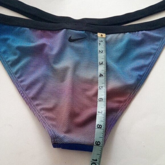 New Nike Color Fade Women’s Strappy  Multi-Color Bikini Bottom Women's  Size XL - Picture 4 of 8